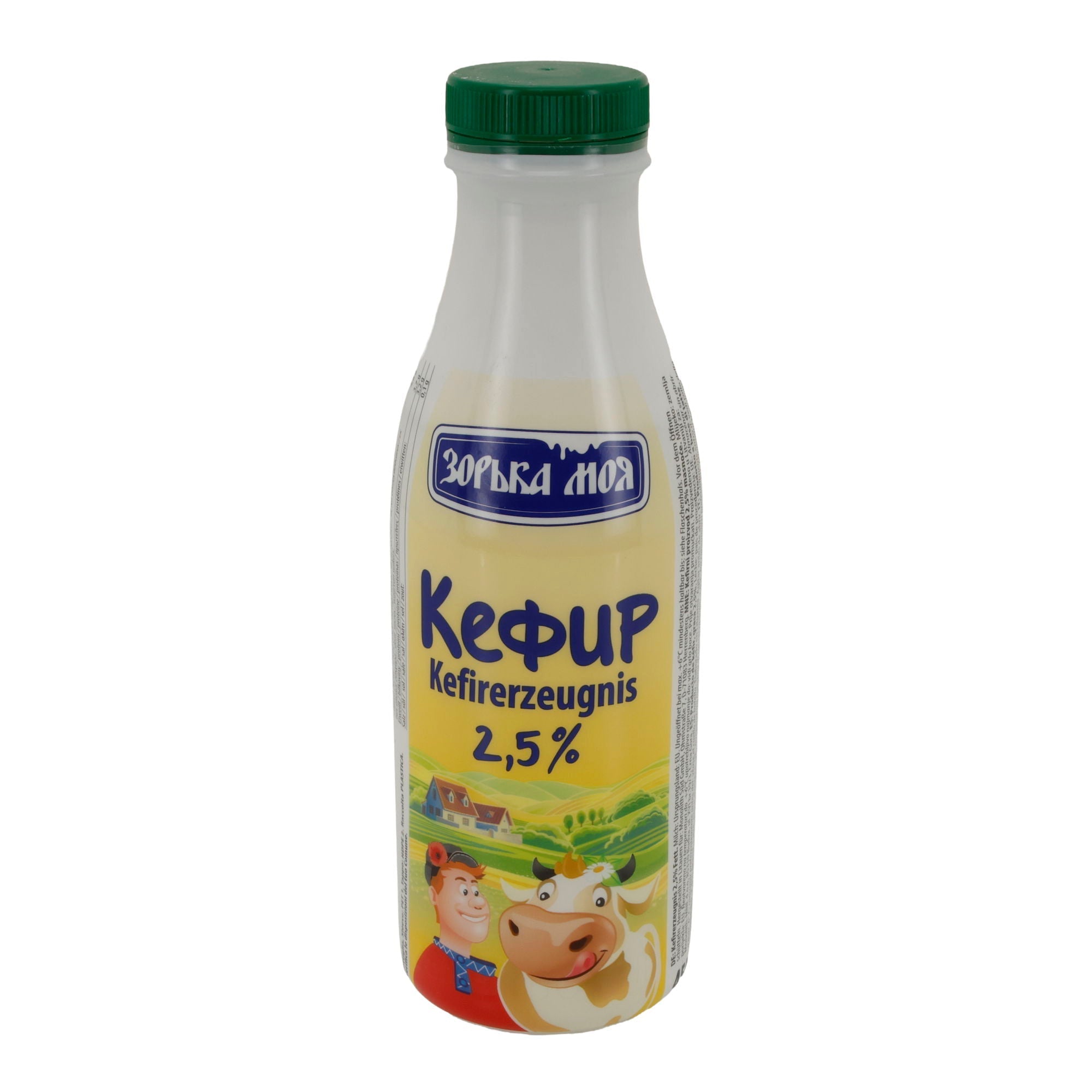 Kefir Зорька Моя Kefir | Kefir | Traditionelles Kefirerzeugnis mit 2,5 % Fett | 450 g KEFIRERZEUGNIS